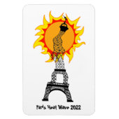 Paris Heat Wave 2022 Magnet Magneet (Verticaal)