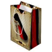 Paris High Hiel Medium Cadeauzakje (Voorkant Gekanteld)