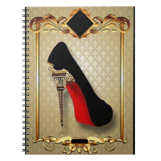 Paris High Hiel Notitieboek (Voorkant)