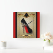 Paris High Hiel Vierkante Klok (Huis)