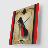 Paris High Hiel Vierkante Klok (Hoek)