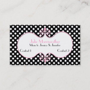 Paris High-Mode Mammie Calling Card Contactkaartje