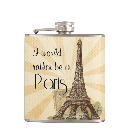 Paris Hip Flask Heupfles (Voorkant)