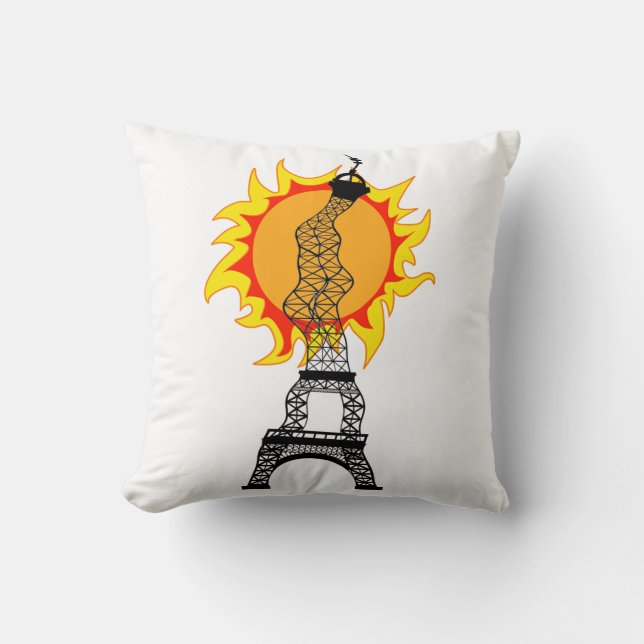 Paris hittegolf 2019 kussen (Voorkant)