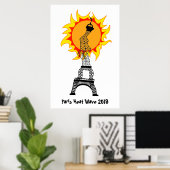 Paris hittegolf 2019 poster (Thuiskantoor)