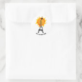 Paris hittegolf 2019 ronde sticker (Tas)