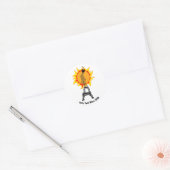 Paris hittegolf 2019 ronde sticker (Envelop)
