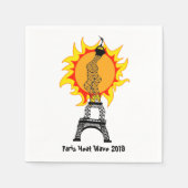 Paris hittegolf 2019 servet (Voorkant)