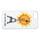 Paris hittegolf 2022 Hoesje-Mate iPhone Case (Achterkant (Horizontaal))