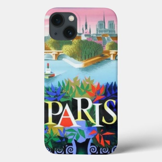 Paris Hoesje-Mate iPhone Case (Achterkant)