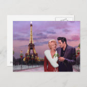 Paris Holiday Feestdagenkaart (Voorkant / Achterkant)