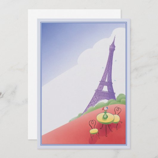 Paris Holiday © Kaart (Voorkant / Achterkant)