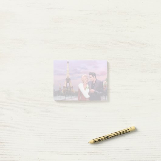 Paris Holiday Post-it® Notes (Op bureau)