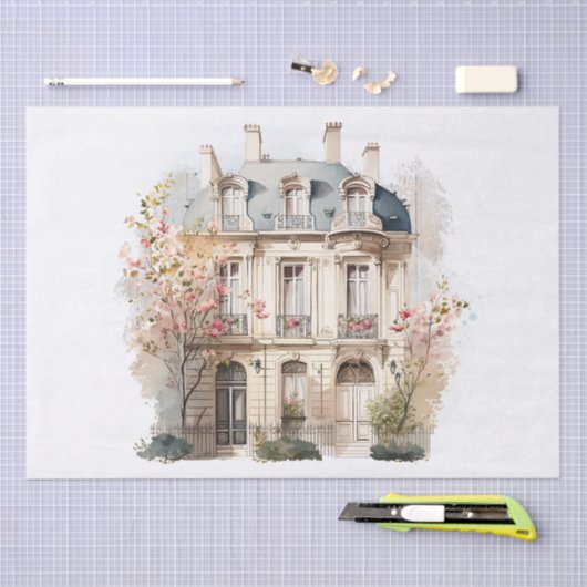 Paris Home Waterverf Tissuepapier (Craft)