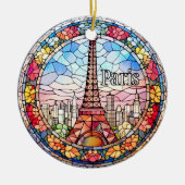 Paris Honeymoon Keramisch Ornament (Voorkant)