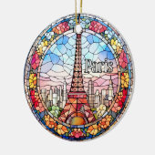 Paris Honeymoon Keramisch Ornament (Links)