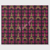 Paris Hot Villa 45-inch elegant aanpassen Cadeaupapier (Vlak)