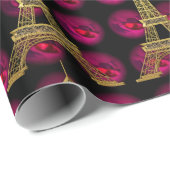 Paris Hot Villa Elegant Customize Cadeaupapier (Rol Hoek)