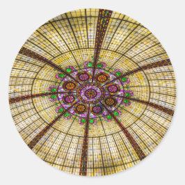 Paris Hotel Ceiling in Las Vegas Ronde Sticker