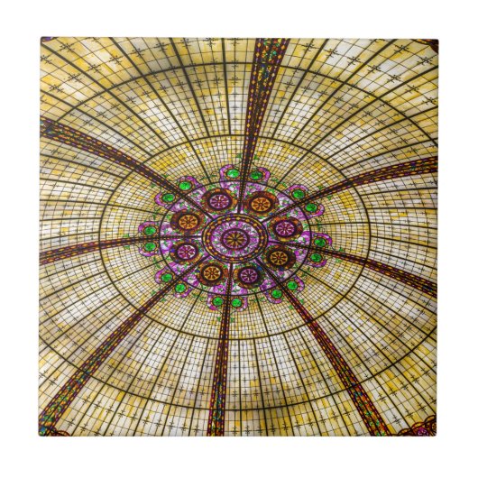 Paris Hotel Ceiling in Las Vegas Tegeltje (Voorkant)