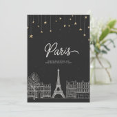 Paris I Flat Kaart (Staand voorkant)