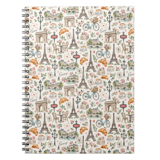 Paris Icons Chic Design Notitieboek (Voorkant)