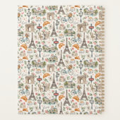 Paris Icons Chic Design Planner (Achterkant)