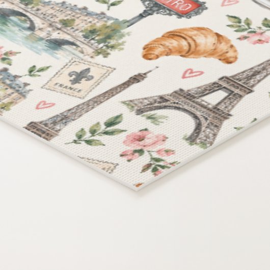 Paris Icons Chic Design Yogamat (Detail)