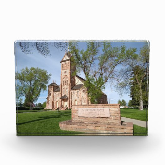 Paris Idaho Tabernacle Horizontal Photo Block Fotoblokken (Voorkant)
