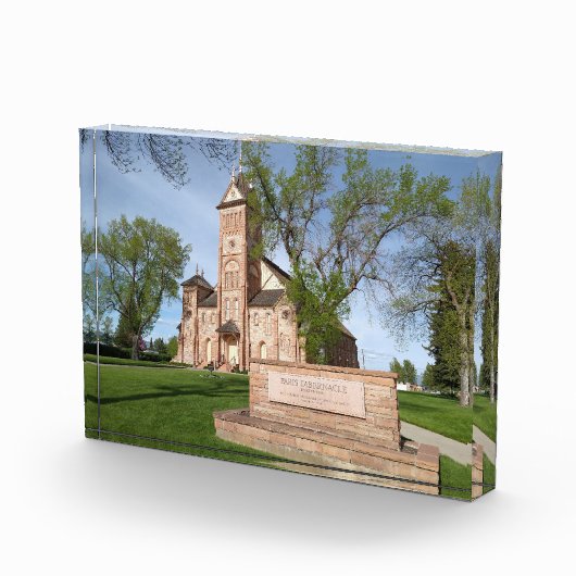 Paris Idaho Tabernacle Horizontal Photo Block Fotoblokken (Rechts)