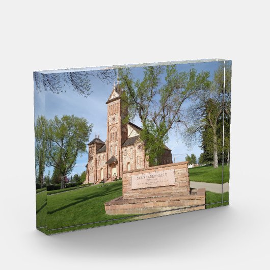Paris Idaho Tabernacle Horizontal Photo Block Fotoblokken (Links)