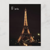 Paris Illuminations: The Eiffel Tower Briefkaart (Voorkant)