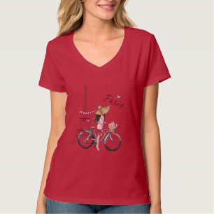 Paris in Bloei Fietstochten door de Parisian Chic  T-shirt