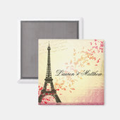 Paris in Love - Eiffel Tower Magneet (Voorkant / Achterkant)