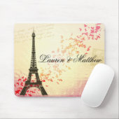 Paris in Love - Eiffel Tower Muismat (Met muis)