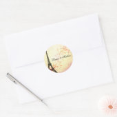 Paris in Love - Eiffel Tower Ronde Sticker (Envelop)