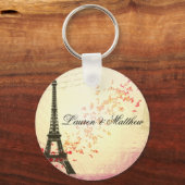 Paris in Love - Eiffel Tower Sleutelhanger (Voorkant)