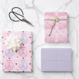Paris Inpakpapier, Eiffeltoren Cadeaupapier