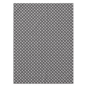 Paris Inspired Fleur De Lis Zwart-wit design Tafelkleed (Voorkant)