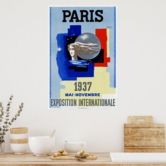 Paris International Expositie Poster (Keuken)
