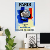 Paris International Expositie Poster (Thuiskantoor)
