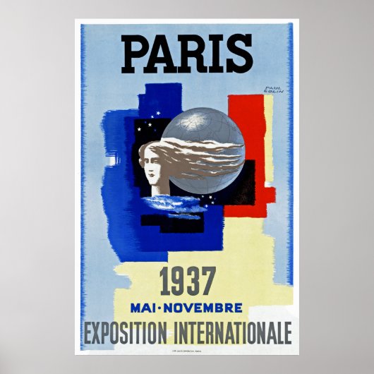 Paris International Expositie Poster (Voorkant)