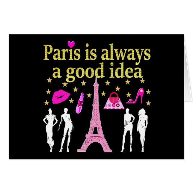 PARIS IS ALTIJD EEN GOED IDEE (Voorkant Horizontaal)