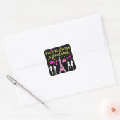 PARIS IS ALTIJD EEN GOED IDEE VIERKANTE STICKER (Envelop)