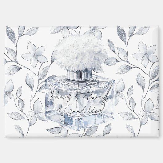 Paris is always a good idea perfume leaves magneet (Voorkant)