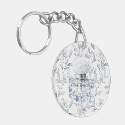 Paris is always a good idea perfume leaves sleutelhanger (Voorkant Links)