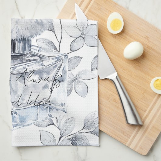 Paris is always a good idea perfume leaves theedoek (Quarter Fold)