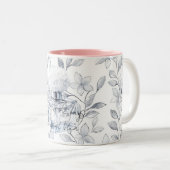 Paris is always a good idea perfume leaves tweekleurige koffiemok (Voorkant rechts)