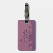 Paris j'adore bagagelabel (Achterkant verticaal)