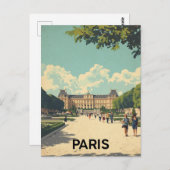 Paris Jardin des Plantes Briefkaart (Voorkant / Achterkant)